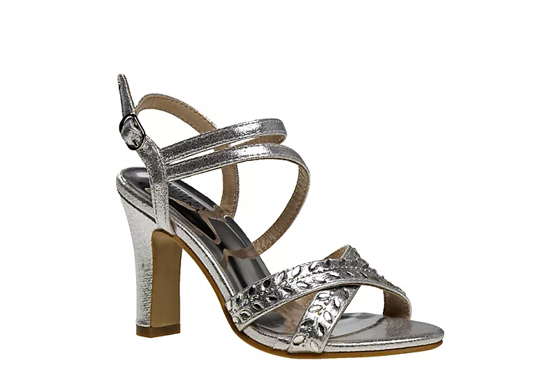Badgley Mischka Girls O-bm84020msilv Dress Sandal - Silver 1 Badgley Mischka Girls O-bm84020msilv Dress Sandal - Silver