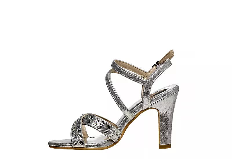 Badgley Mischka Girls O-bm84020msilv Dress Sandal - Silver 4 Badgley Mischka Girls O-bm84020msilv Dress Sandal - Silver - Image 4