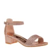 Badgley Mischka Girls O-bm80285srosg Dress Sandal - Rose Gold