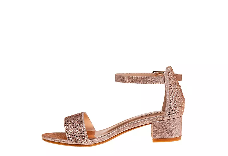 Badgley Mischka Girls O-bm80285srosg Dress Sandal - Rose Gold 4 Badgley Mischka Girls O-bm80285srosg Dress Sandal - Rose Gold - Image 4