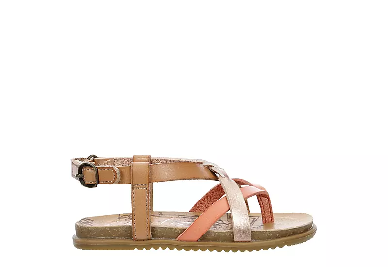 Blowfish Girls Infant Mixo-t Sandal - Tan 2 Blowfish Girls Infant Mixo-t Sandal - Tan - Image 2