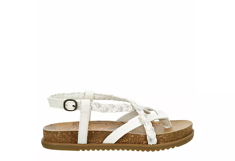 Blowfish Girls Foxtail-k Sandal - Off White 2 Blowfish Girls Foxtail-k Sandal - Off White - Image 2