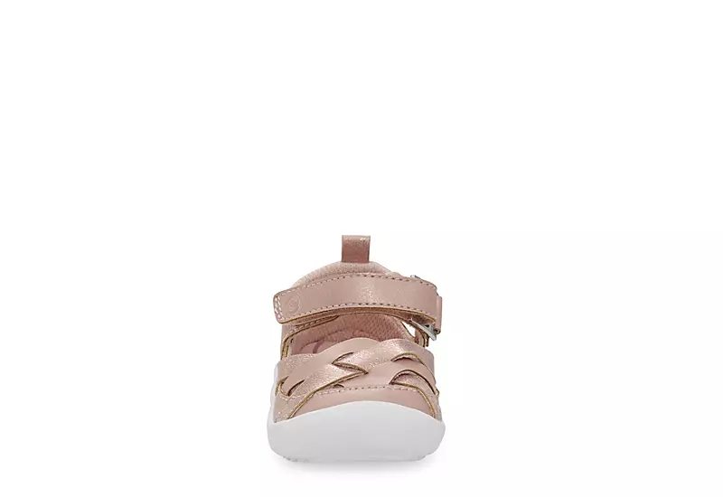 Stride Rite Girls Infant Mallory Sandal - Pink 3 Stride Rite Girls Infant Mallory Sandal - Pink - Image 3
