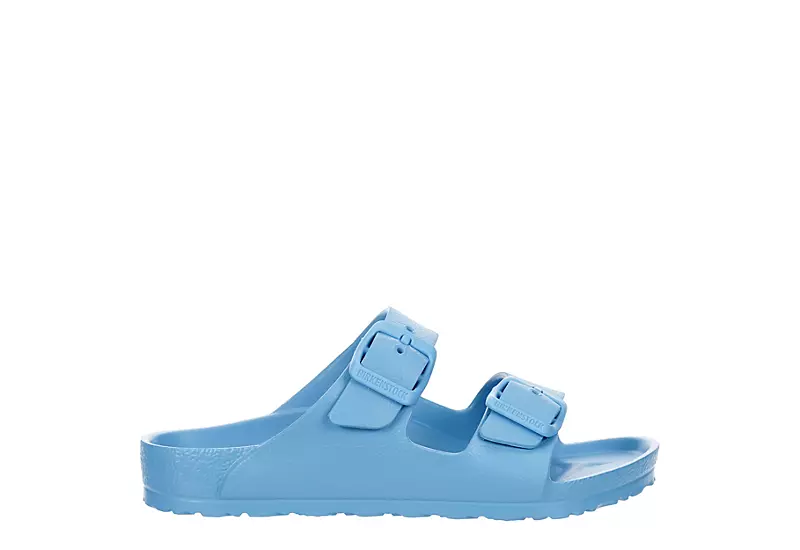 Birkenstock Girls Arizona Footbed Sandal - Blue 2 Birkenstock Girls Arizona Footbed Sandal - Blue - Image 2
