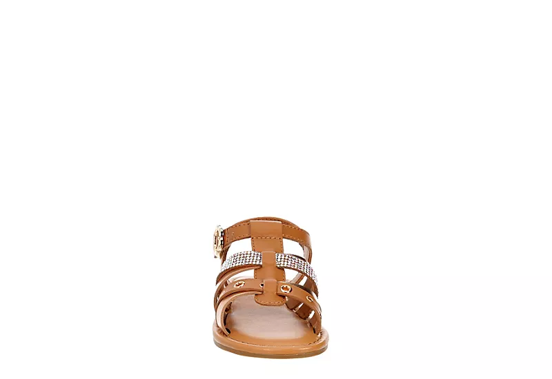 Cupcake Couture Girls Infant Eva Sandal - Tan 3 Cupcake Couture Girls Infant Eva Sandal - Tan - Image 3