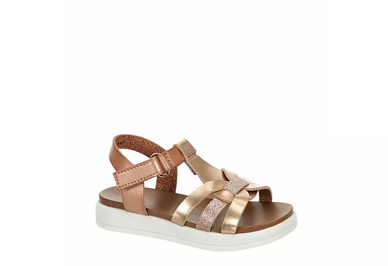 Cupcake Couture Girls Infant Lil Kenna Sandal - Rose Gold 1 Cupcake Couture Girls Infant Lil Kenna Sandal - Rose Gold