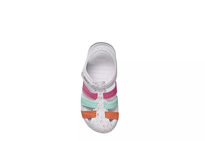 Reef Girls Infant Little Water Beachy Sandal - White 3 Reef Girls Infant Little Water Beachy Sandal - White - Image 3