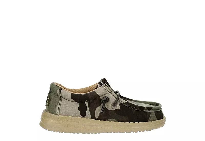 Heydude Boys Wally Youth Slip On Sneaker - Camo 2 Heydude Boys Wally Youth Slip On Sneaker - Camo - Image 2