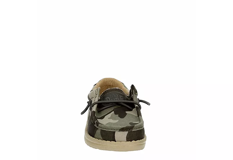 Heydude Boys Wally Youth Slip On Sneaker - Camo 3 Heydude Boys Wally Youth Slip On Sneaker - Camo - Image 3