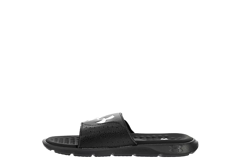 Under Armour Boys Ignite Pro Slide Sandal - Black 4 Under Armour Boys Ignite Pro Slide Sandal - Black - Image 4