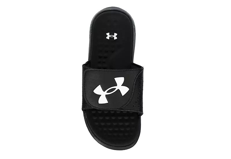 Under Armour Boys Ignite Pro Slide Sandal - Black 6 Under Armour Boys Ignite Pro Slide Sandal - Black - Image 6