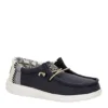 Heydude Boys Wally Youth Slip On Sneaker - Navy