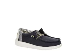 Heydude Boys Wally Youth Slip On Sneaker - Navy