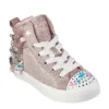 Skechers Girls Twi-lites 2.0 Twinkle Toes Light Up Sneaker - Rose Gold