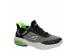 Skechers Boys Razor Flex Air Slip-in Slip On Sneaker - Grey