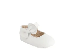 Baby Deer Girls Infant Jade Dress Flat - White