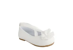 Baby Deer Girls Infant Ellen Dress Flat - White