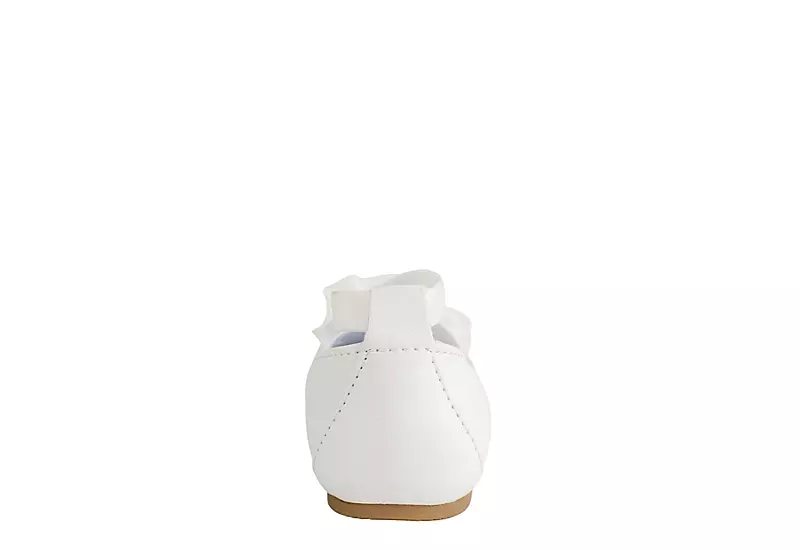 Baby Deer Girls Infant Ellen Dress Flat - White 5 Baby Deer Girls Infant Ellen Dress Flat - White - Image 5