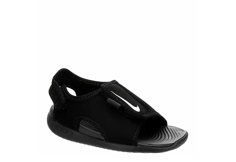 Nike Boys Infant Sunray Adjust Outdoor Sandal - Black 1 Nike Boys Infant Sunray Adjust Outdoor Sandal - Black