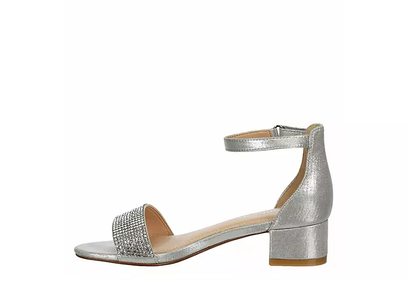 Sophie17 Girls Infant Lil Krystal Dress Sandal - Silver 4 Sophie17 Girls Infant Lil Krystal Dress Sandal - Silver - Image 4
