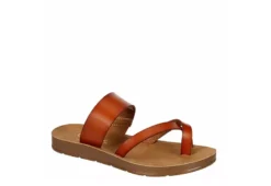 Cupcake Couture Girls Ring Sandal - Cognac