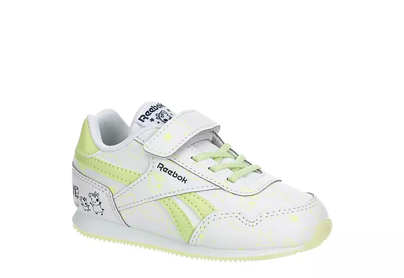 Reebok Girls Infant Peppa Pig Jogger 3.0 Sneaker - White 1 Reebok Girls Infant Peppa Pig Jogger 3.0 Sneaker - White
