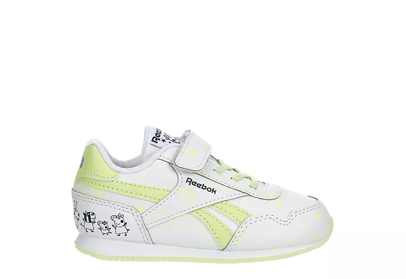 Reebok Girls Infant Peppa Pig Jogger 3.0 Sneaker - White 2 Reebok Girls Infant Peppa Pig Jogger 3.0 Sneaker - White - Image 2