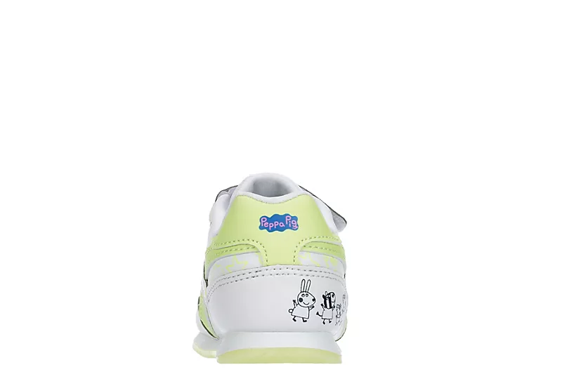 Reebok Girls Infant Peppa Pig Jogger 3.0 Sneaker - White 5 Reebok Girls Infant Peppa Pig Jogger 3.0 Sneaker - White - Image 5