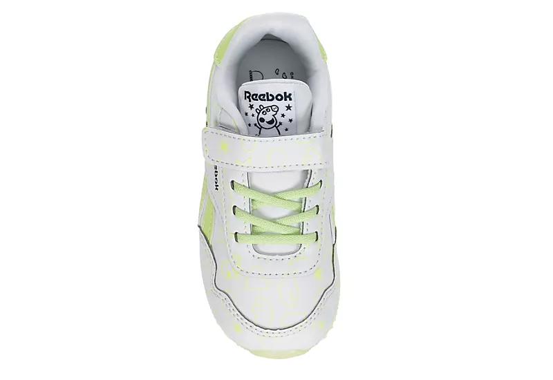 Reebok Girls Infant Peppa Pig Jogger 3.0 Sneaker - White 6 Reebok Girls Infant Peppa Pig Jogger 3.0 Sneaker - White - Image 6