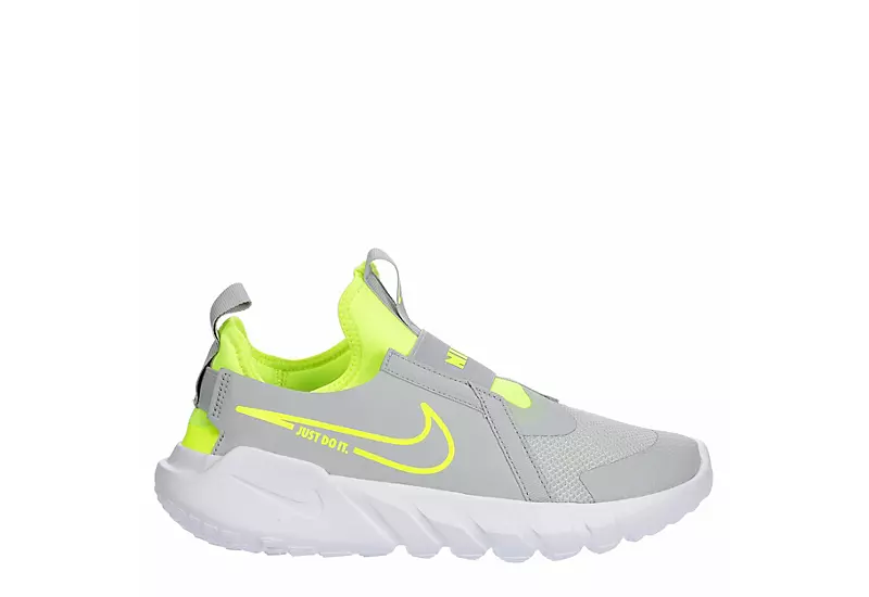 Nike Boys Flex Runner 2 Slip On Sneaker - Grey 2 Nike Boys Flex Runner 2 Slip On Sneaker - Grey - Image 2