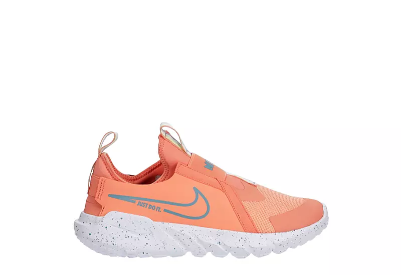 Nike Girls Flex Runner 2 Slip On Sneaker - Peach 2 Nike Girls Flex Runner 2 Slip On Sneaker - Peach - Image 2