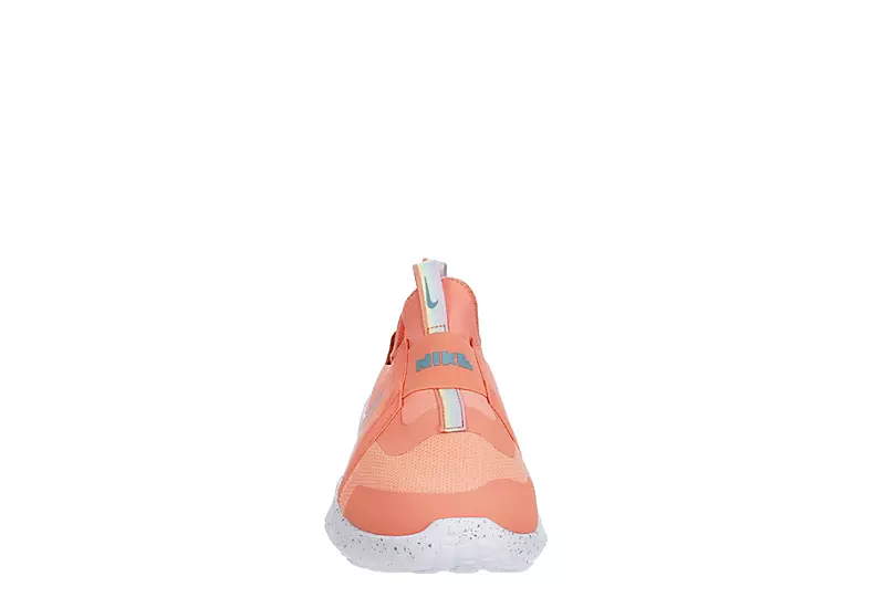 Nike Girls Flex Runner 2 Slip On Sneaker - Peach 3 Nike Girls Flex Runner 2 Slip On Sneaker - Peach - Image 3