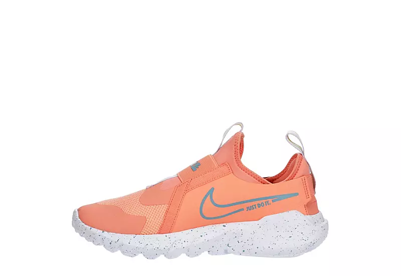 Nike Girls Flex Runner 2 Slip On Sneaker - Peach 4 Nike Girls Flex Runner 2 Slip On Sneaker - Peach - Image 4