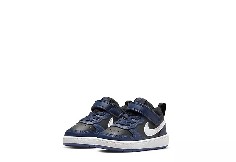 Nike Boys Infant Court Borough 2 Low Top Sneaker - Navy 1 Nike Boys Infant Court Borough 2 Low Top Sneaker - Navy