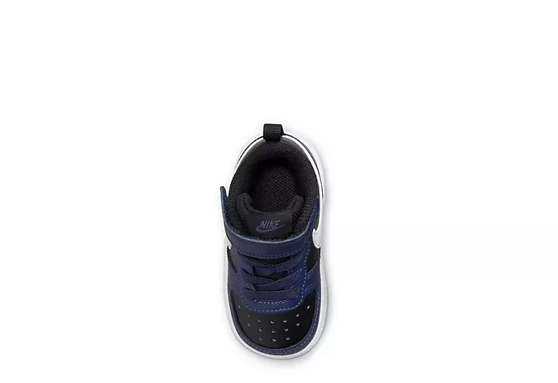 Nike Boys Infant Court Borough 2 Low Top Sneaker - Navy 5 Nike Boys Infant Court Borough 2 Low Top Sneaker - Navy - Image 5