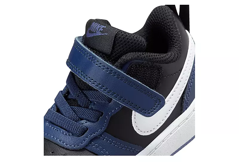 Nike Boys Infant Court Borough 2 Low Top Sneaker - Navy 7 Nike Boys Infant Court Borough 2 Low Top Sneaker - Navy - Image 7