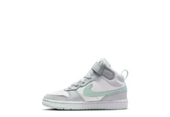 Nike Girls Court Borough 2 Mid Top Sneaker - Platinum -bergfreunde shop US 01 808056 02