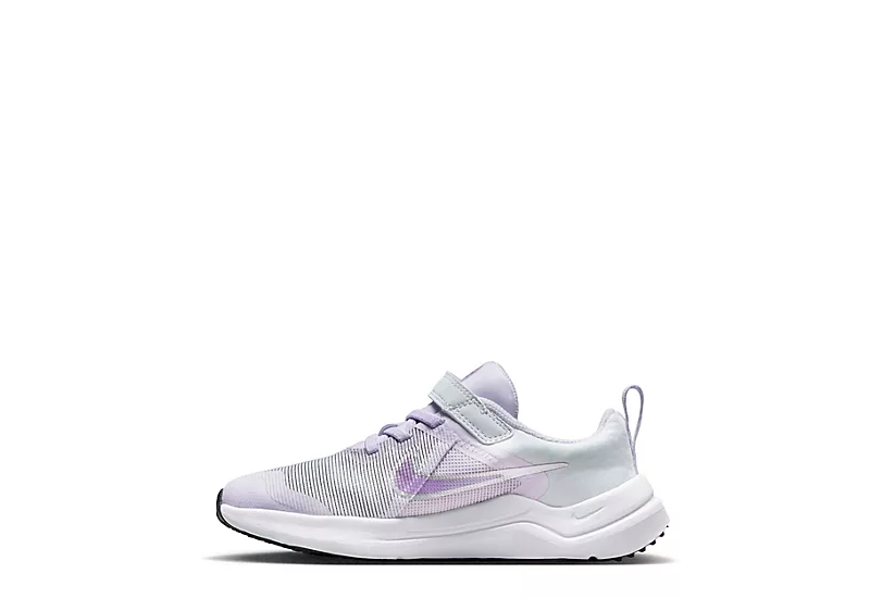Nike Girls Downshifter 12 Sneaker - Purple 3 Nike Girls Downshifter 12 Sneaker - Purple - Image 3