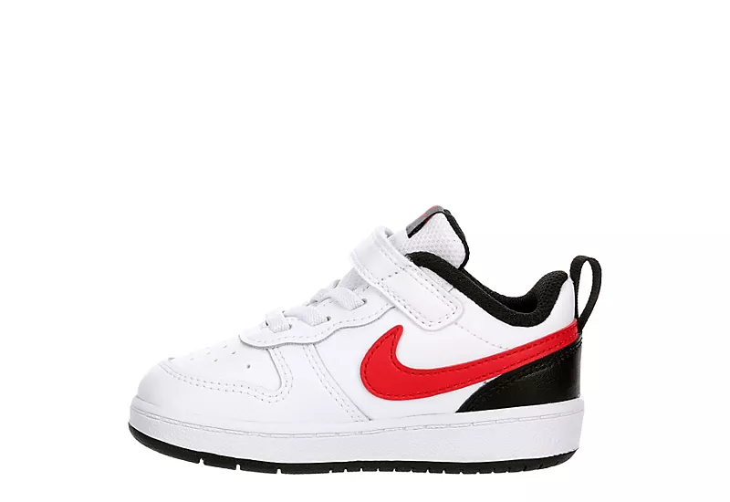 Nike Boys Infant Court Borough 2 Low Top Sneaker - White 4 Nike Boys Infant Court Borough 2 Low Top Sneaker - White - Image 4