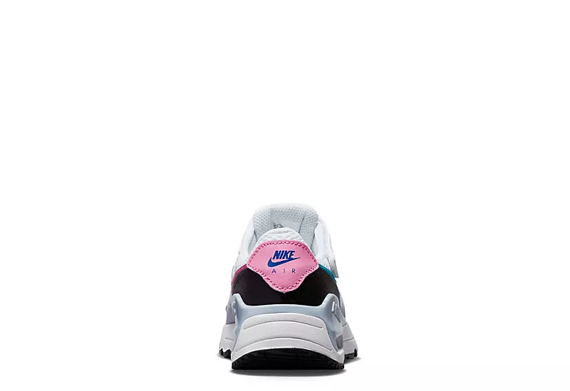 Nike Girls Air Max Systm Bp Sneaker - White 4 Nike Girls Air Max Systm Bp Sneaker - White - Image 4