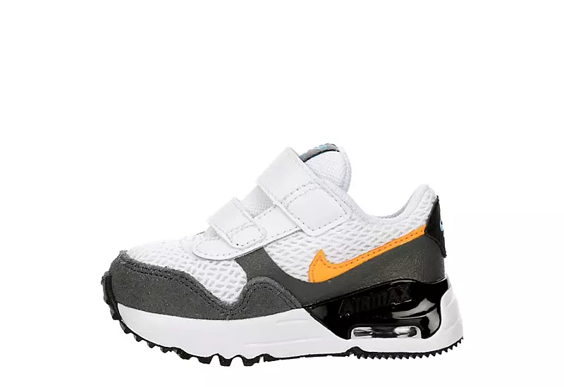 Nike Boys Infant Air Max Systm Td Sneaker - White 4 Nike Boys Infant Air Max Systm Td Sneaker - White - Image 4