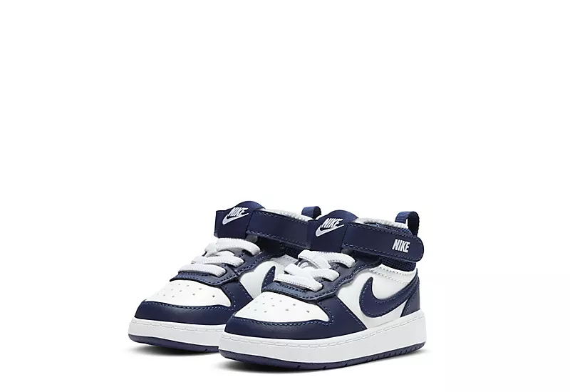 Nike Boys Infant Court Borough Mid 2 Sneakers - White 1 Nike Boys Infant Court Borough Mid 2 Sneakers - White