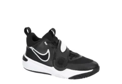 Nike Boys Team Hustle D11 High Top Basketball Shoe - Black