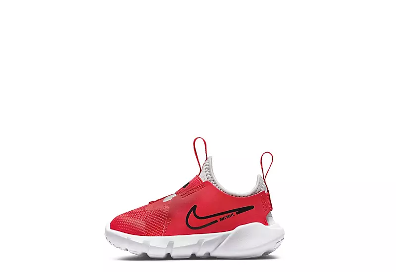Nike Boys Infant Flex Runner Slip On Sneaker - Red 3 Nike Boys Infant Flex Runner Slip On Sneaker - Red - Image 3