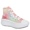 Converse Girls Chuck Taylor All Star Move High Top Sneaker - Pink