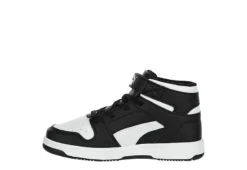 Puma Boys Rebound Layup Sneaker - Black 10 Puma Boys Rebound Layup Sneaker - Black -bergfreunde shop US 01 808328 03
