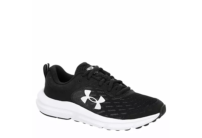 Under Armour Boys Assert 10 Sneaker - Black 1 Under Armour Boys Assert 10 Sneaker - Black
