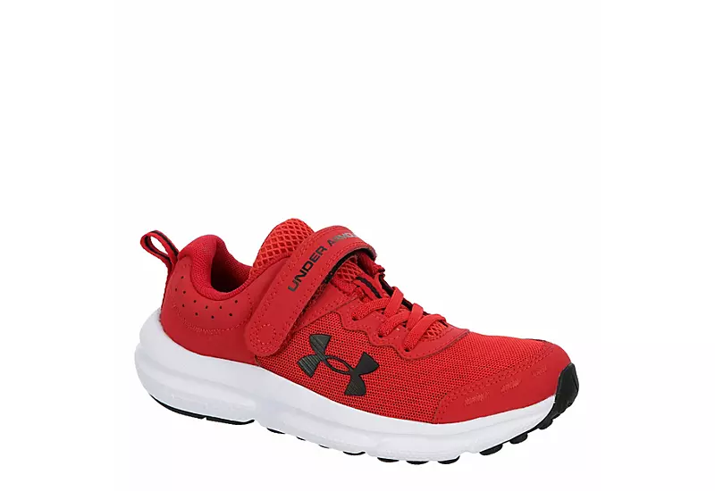 Under Armour Boys Assert 10 Sneaker - Red 1 Under Armour Boys Assert 10 Sneaker - Red