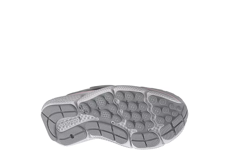 Under Armour Girls Assert 10 Sneaker - Grey 5 Under Armour Girls Assert 10 Sneaker - Grey - Image 5
