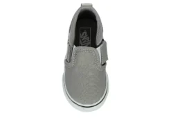 Vans Boys Infant Asher Slip On Sneaker - Grey -bergfreunde shop US 01 808425 05